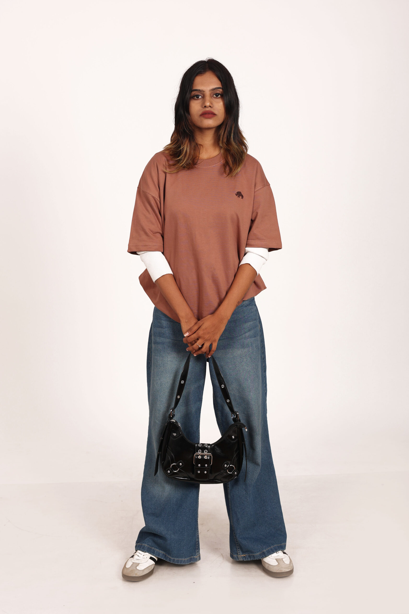 Mocha-Plain-oversized-tshirt