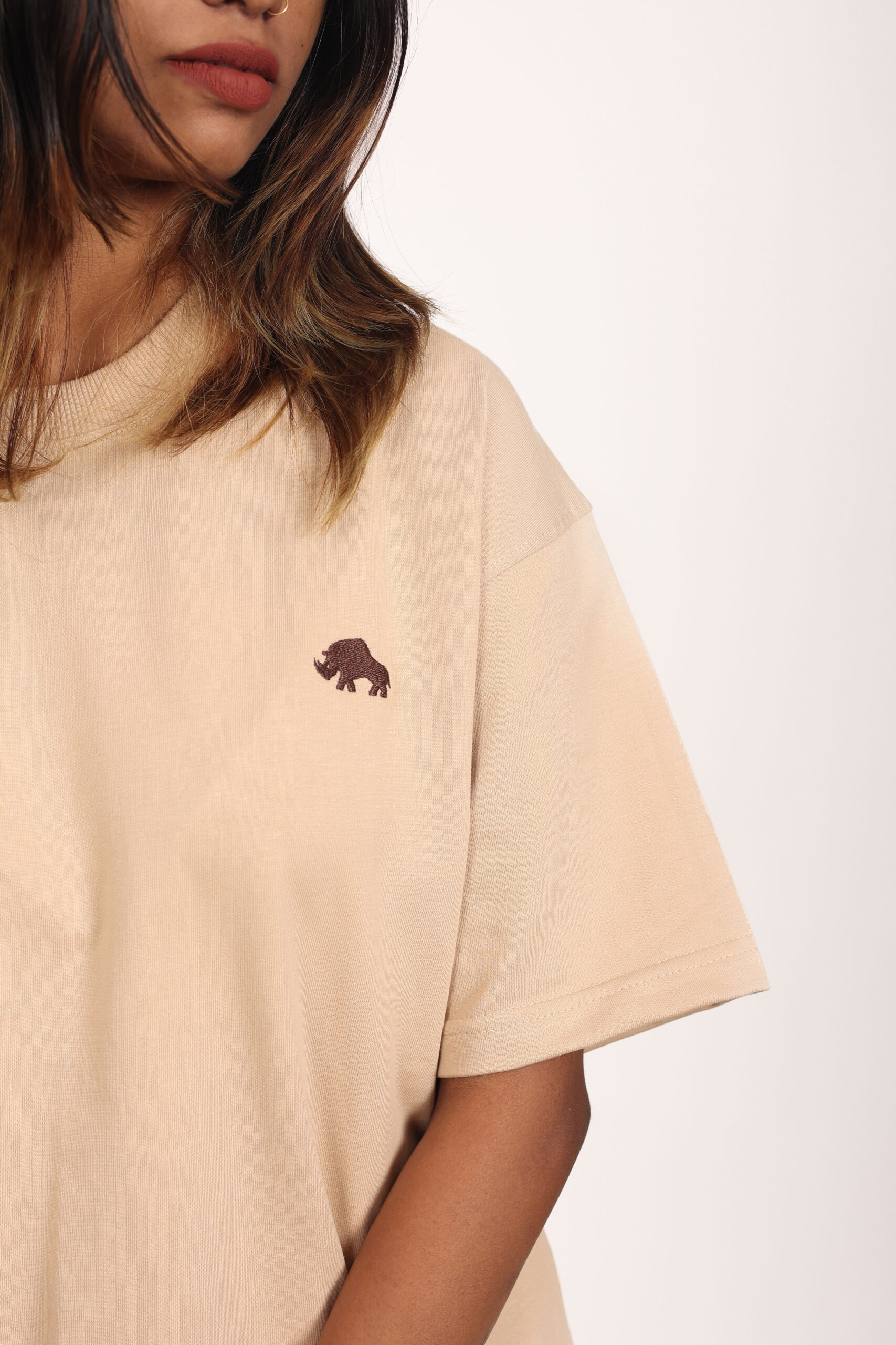 Vanilla-Plain-oversized-tshirt