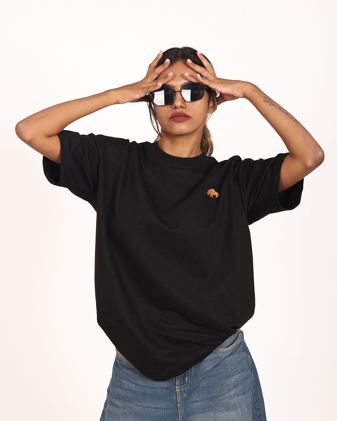 Scorpio Built Different Printed Black T-shirt