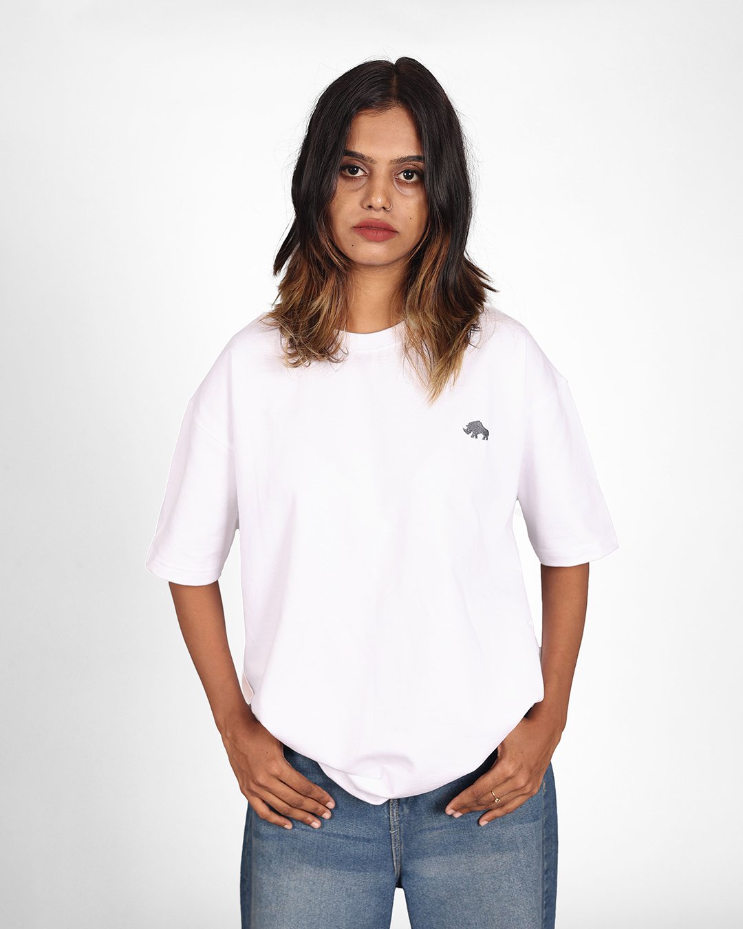 f-front Don’t produce too much. Okay! | Printed T-Shirt for Women