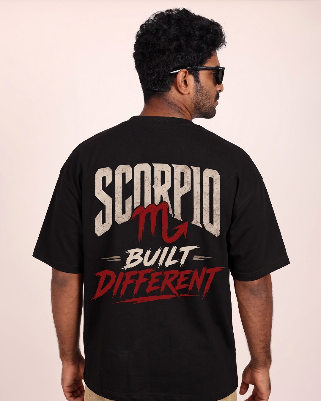 Scorpio Built Different Printed Black T-shirt Scorpio Built Different Printed Black T-shirt